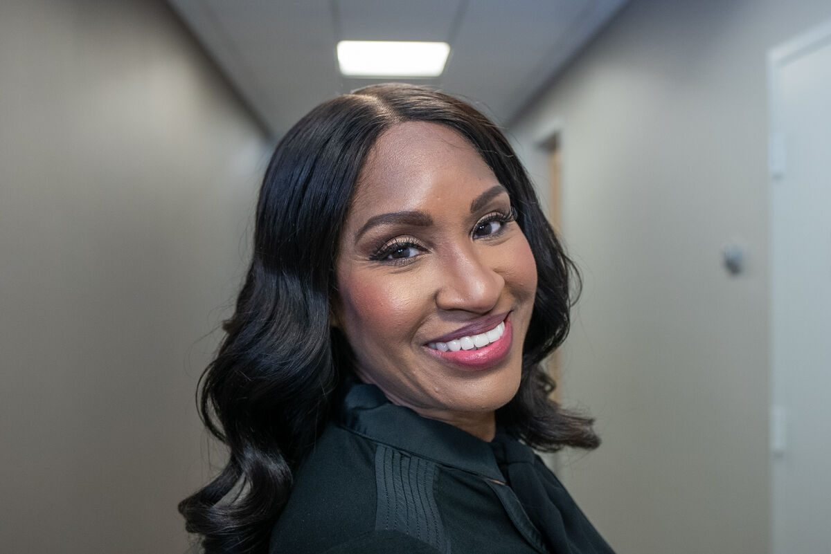 Patient before and after bone grafting and implant placement